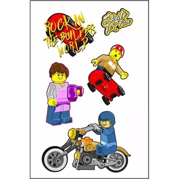Odstranitelné tetování Dětské dočasné tetování - LEGO 1 (Značka: TAKARA TOMY)