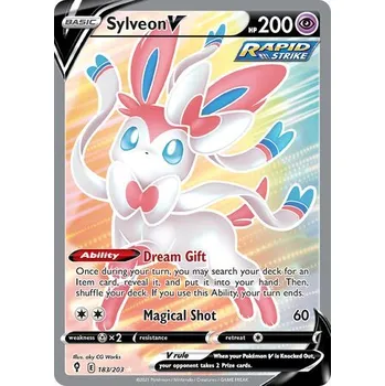 Volný čas Pokémon Sylveon V 183/203 - Evolving Skies