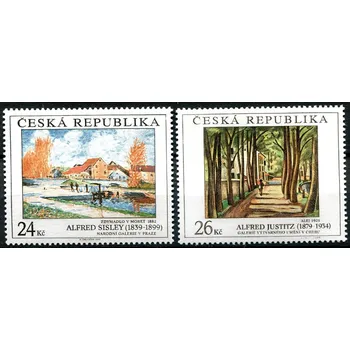 Poštovní známka Česká pošta (2009) č. 615 - 616 ** - Česká republika - Umění 2009