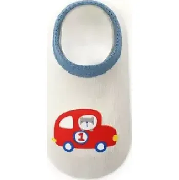 Pánské ponožky Protiskluzové ponožky - KRÉMOVÉ - AUTÍČKO - (12-36m) M (Značka: DIGITALING)