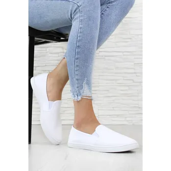 Dámské tenisky Prety Bílé slip on 11018-8WH Velikost: 36