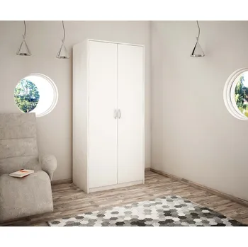 Šatní skříň Skříň Wiktoria 2D SZ04 Bílá