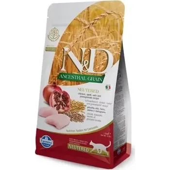 Krmivo pro kočku N&D Ancestral Grain Cat Adult Lamb & Blueberry 1,5kg