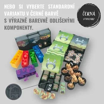 Příslušenství k deskovým hrám Junta Northgard: Země nepoznané - INSERT do hry (79301) Barva: Černá