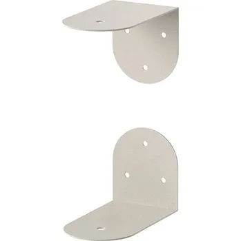 Fantail Mount Set nástěnný držák sloupku šedohnědý 14,5 cm