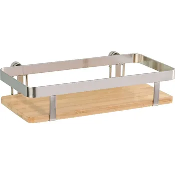 Drátěná police Wenko Závěsná polička Wenko chrom matný 12x5,5x25 cm