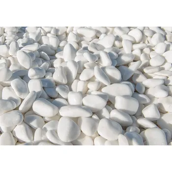 Přírodní kámen Přírodní kámen valouny THASOS (dolomitický vápenec 10-30 mm a 30-60mm - okrasný kámen 20kg)