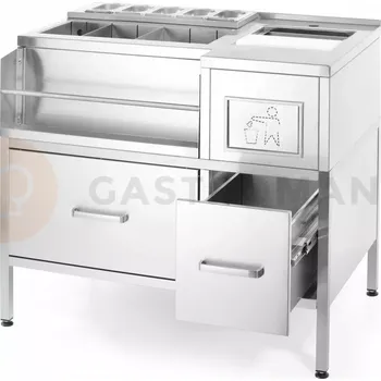 Výdejník vody Barová stanice aperitiv, 1000x650x(H)900 mm | BARMATIC, Oxygen