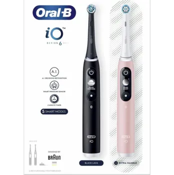 Domácí spotřebič Oral-B iO6 Series Duo Pack Black/Pink