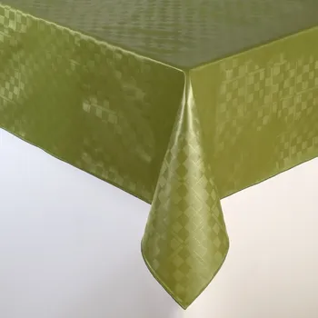 ubrus 3Pagen Ubrus Káro zelená průměr 140 cm