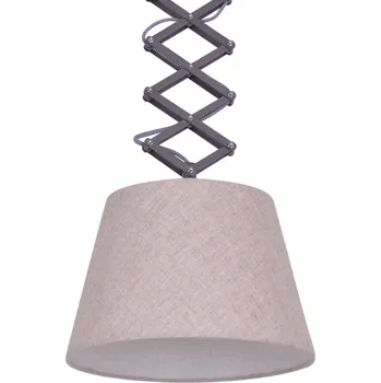 Näve Stropní světlo Adrienne, textil nastavitelná výška antracit, béžová 1 x 40 W - Doprava zdarma