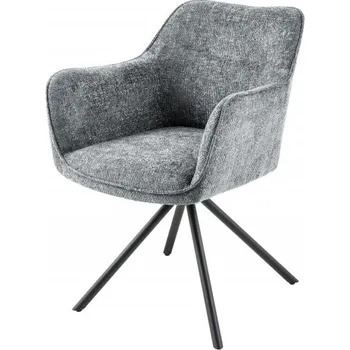 Jídelní židle 2SET jídelní židle VERONA II šedá otočná