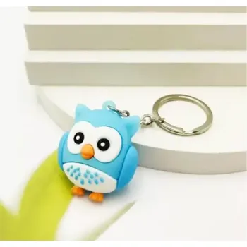 Přívěsek na klíče - SOVIČKA - MODRÁ (Značka: ZHENG)