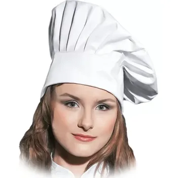 Čepice Leber&Hollman HATER kuchařská čepice bílá