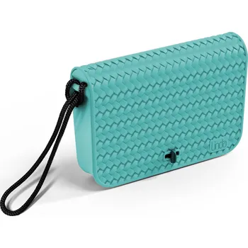 Kabelka na mobil - peněženka tyrkysová
