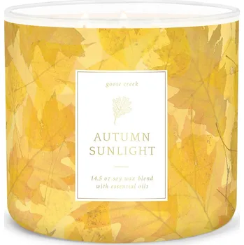 Svíčka Goose Creek Candle svíčka Autumn Sunlight, 411 g