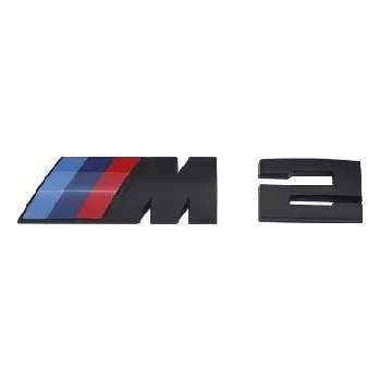 Znak automobilu BMW M 2 nápis 93mm černá