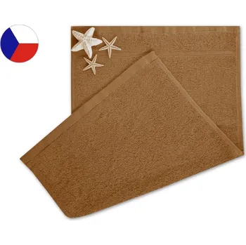 Malý dětský ručník 30x50 Sofie hnědý