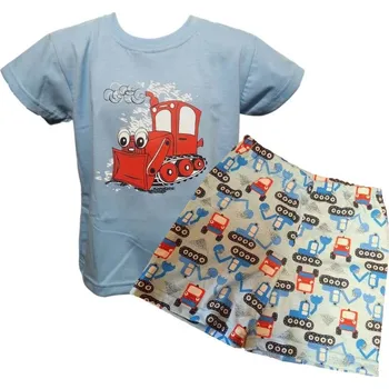 Chlapecké pyžamo Chlapecké pyžamo Betty Mode vel. 128 letní s bagrem