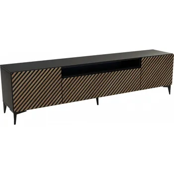 Jídelní stůl Televizní stolek RTV Sento Dub řemeslný-černá 180 cm