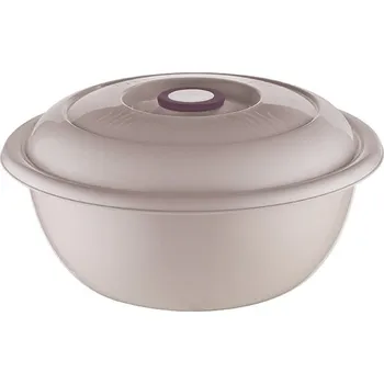 Astoreo Mísa s víkem béžová 42,5x42,5x20,5 cm, 12 l 12 l