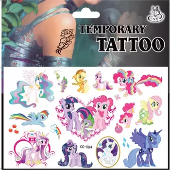 Odstranitelné tetování Dětské dočasné tetování - MY LITTLE PONY 3 (Značka: TAKARA TOMY)