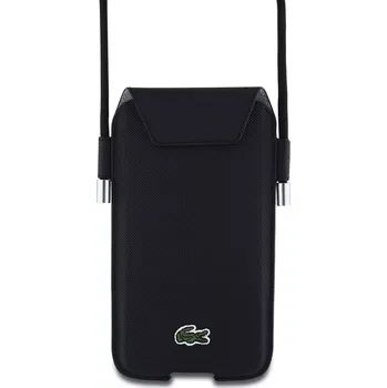 Pouzdro na mobilní telefon Lacoste PVC Iconic Petit Pique Kapsa na Telefon XL Black