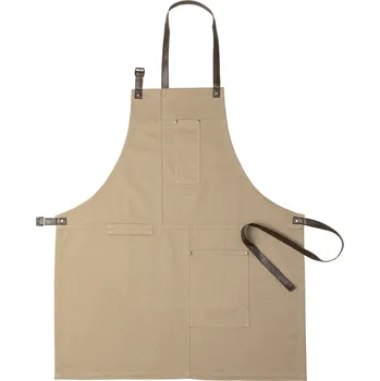 Kuchyňská zástěra James bavlněná zástěra khaki