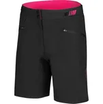 Volné kraťasy na kolo ETAPE Cat 2.0 s vložkou dámské černá-růžová Velikost: L