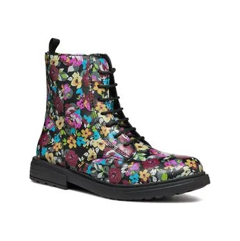 Dámská obuv Geox Kozačky Jr Eclair J049QD 00004 C9240 D Černá 37