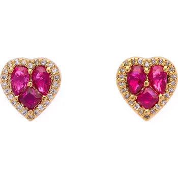 Šperk Oliver Weber Originální pozlacené náušnice Srdíčka 23174G + 2 měsíce na vrácení zboží