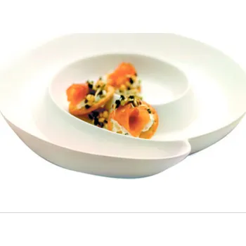 Talíř Maxwell and Williams White Basic Coupe talířek spirála 30 cm