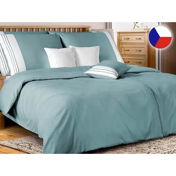 Povlečení Damaškové povlečení EXCELLENT 70x90, 140x200 ORNELLA Enrika modrozelená