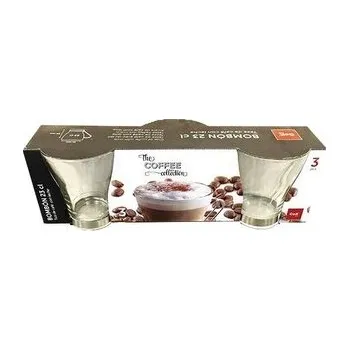 Sklenice SADA HRNKŮ NA KÁVU BOMBÓN 230ML, 3KS, SKLO