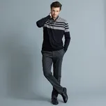 Blancheporte Kalhoty s podílem vlny, nastavitelný pas šedá antracitová 42