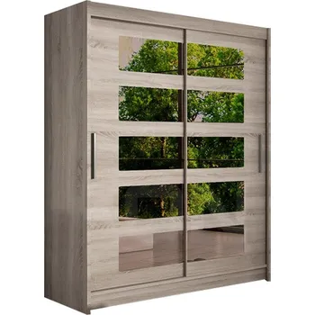 Šatní skříň Velká šatní skříň WESTA V trufla šířka 150 cm