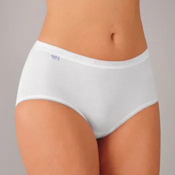 Kalhotky Sloggi Sada 3 kalhotek midi Basic bílá 46