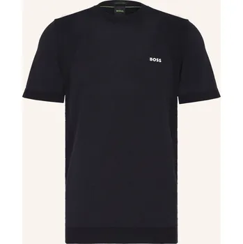 Pánská móda Boss Pánské Úpletové Tričko Momentum_Lite, tmavě modrá, M