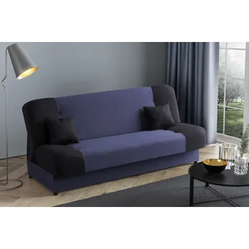 Obývací pokoj Rozkládací pohovka 124 MADISON Modrá+černá