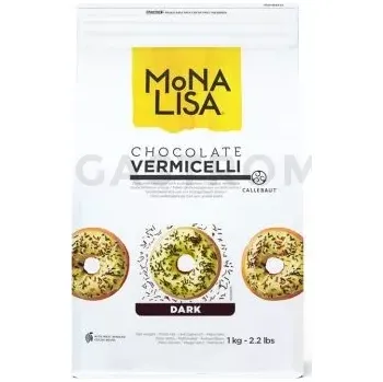 Čokoláda Vermicelli Dark čokoládové posypky z tmavé čokolády na ozdobu, 5 kg | MONA LISA, CHD-VR-1Z2-E0-U72