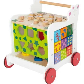 Dětské chodítko Small Foot Chodítko velká motorická kostka lední medvěd