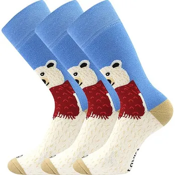 Dámská móda Lonka DÁMSKÉ FROTÉ PONOŽKY FROOLOO MEDVĚD Velikost: 39/42