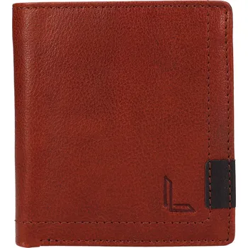 Peněženka Pánská kožená peněženka Lagen Yule - koňak