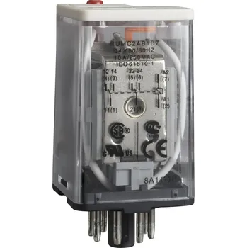 Relé Univerzální 2P pin, 10 A, 24 V AC bez LED