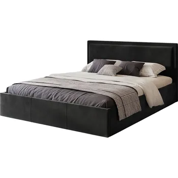 Postel Čalouněná postel SOAVE rozměr 160x200 cm Černá