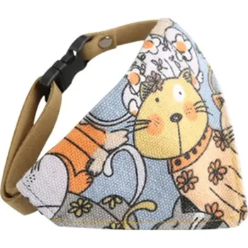 Obojek pro psa Nastavitelný kočičí obojek s motýlkem - 02,L (25-45 cm)