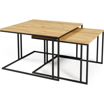 Konferenční stolek Konferenční stolky AMI - dub artisan/černá