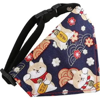 Obojek pro psa Nastavitelný kočičí obojek s motýlkem - 08,M (18-33 cm)