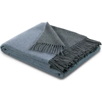 deka Biederlack Modro-šedý kašmírový pléd 130 x 170 cm