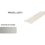 PRINZ 40 PŘECHODOVÉ LIŠTY - SAMOLEPÍCÍ, šíře 40 mm Barva: Nerez broušená, Zvolte délku: 100 cm